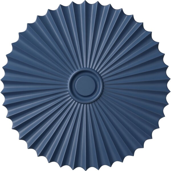 Ekena Millwork Shakuras Ceiling Medallion (For Canopies up to 5 3/4"), Hand-Painted Americana, 33 7/8"OD x 2"P CM34SHAMF - main